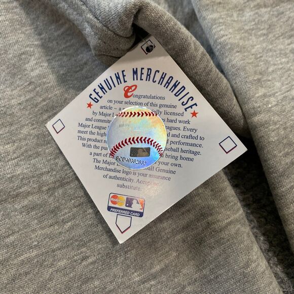 Philadelphia Phillies Retro Arch Logo New Era Hoodie Womens X-Large XL Gray MLB - Picture 8 of 16